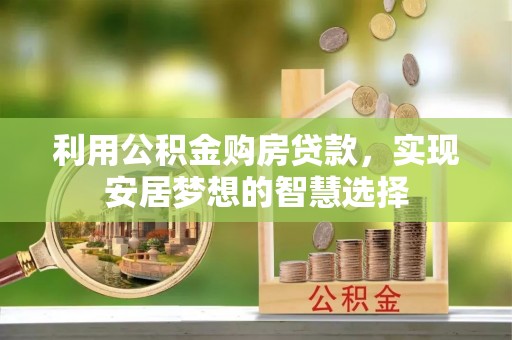 海勃湾利用公积金购房贷款，实现安居梦想的智慧选择