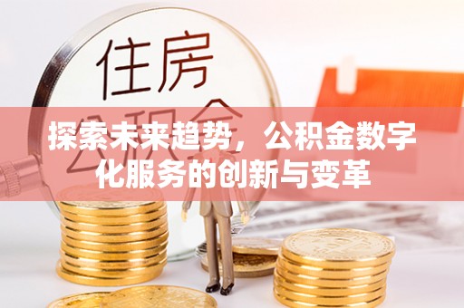 海勃湾探索未来趋势，公积金数字化服务的创新与变革