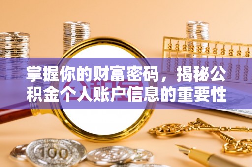 海勃湾掌握你的财富密码，揭秘公积金个人账户信息的重要性