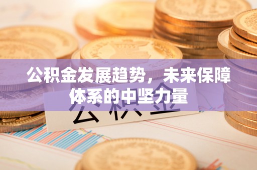 海勃湾公积金发展趋势，未来保障体系的中坚力量