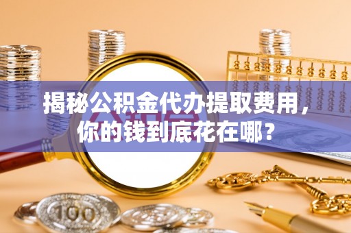 海勃湾揭秘公积金代办提取费用，你的钱到底花在哪？