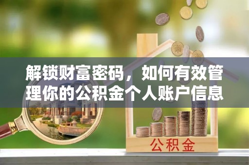 海勃湾解锁财富密码，如何有效管理你的公积金个人账户信息