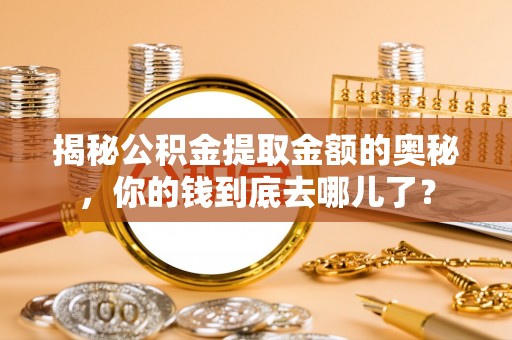 海勃湾揭秘公积金提取金额的奥秘，你的钱到底去哪儿了？