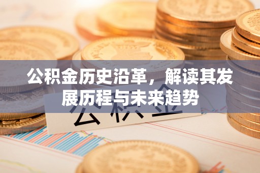 海勃湾公积金历史沿革，解读其发展历程与未来趋势