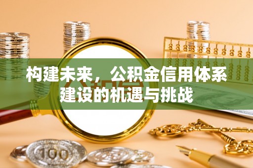 海勃湾构建未来，公积金信用体系建设的机遇与挑战