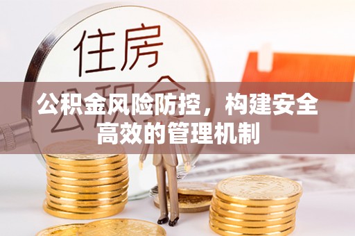 海勃湾公积金风险防控，构建安全高效的管理机制