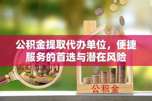 海勃湾公积金提取代办单位，便捷服务的首选与潜在风险