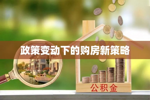 海勃湾政策变动下的购房新策略